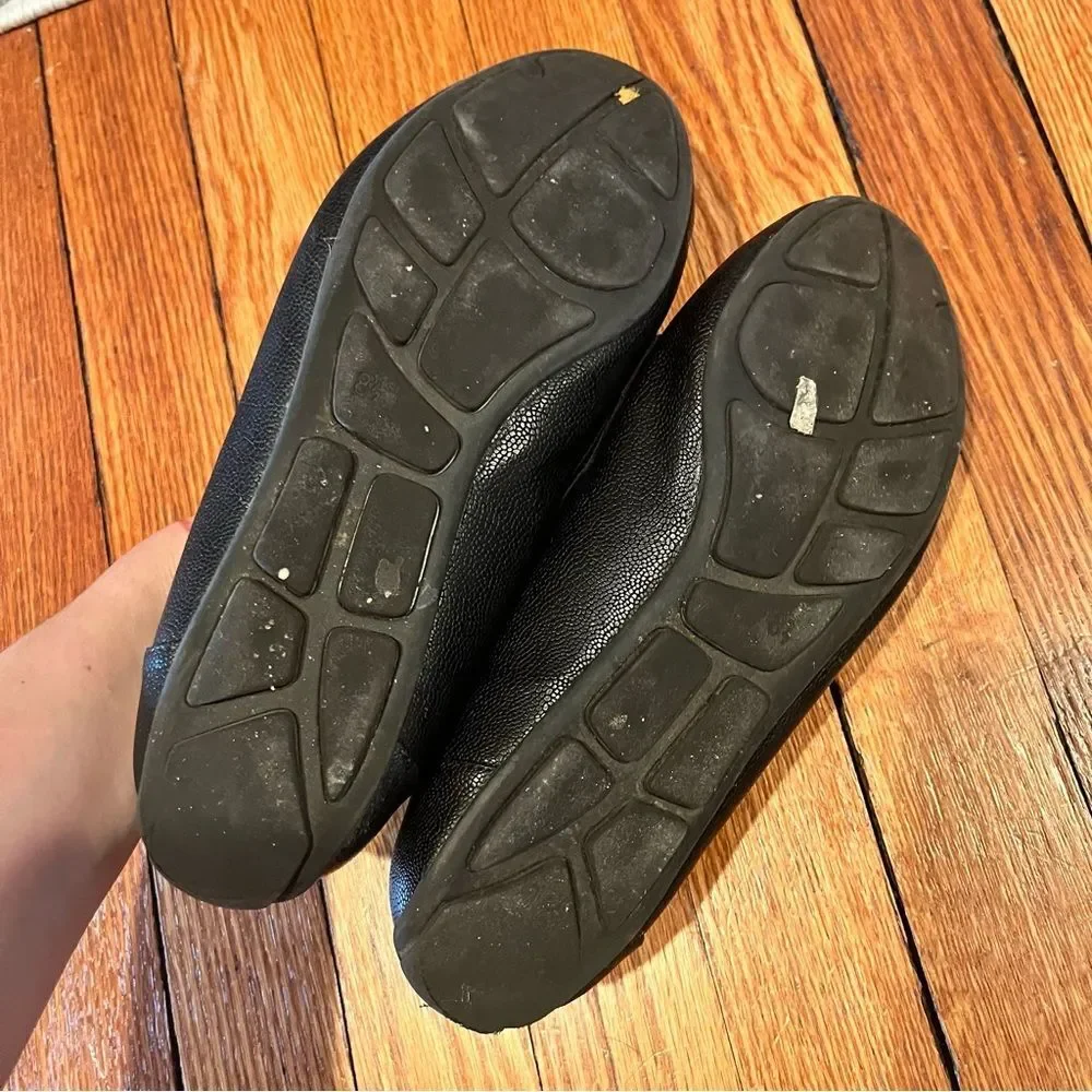 Abella True Comfort SISELY Black Slip on Loafer Driving Shoes Size 8.5